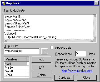 DupBlock Screenshot